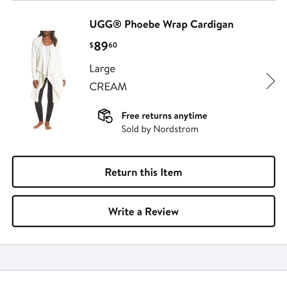 UGG Phoebe Wrap Cardigan